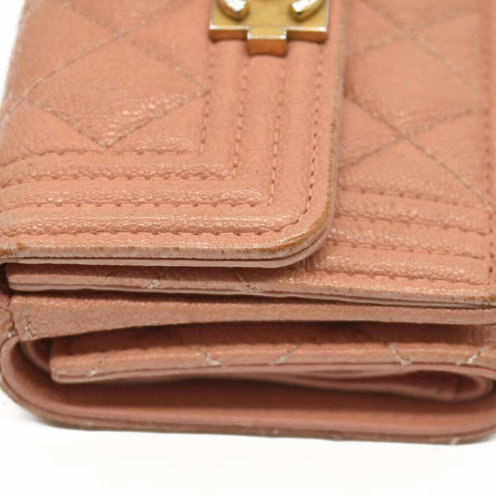 Chanel  Caviar Quilted Boy Flap Card Holder Wallet Light - Picture 8 of 15